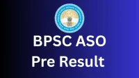 BPSC ASO Pre Result