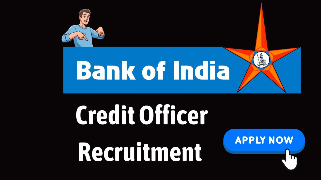 Bank of India Credit Officer Recruitment
