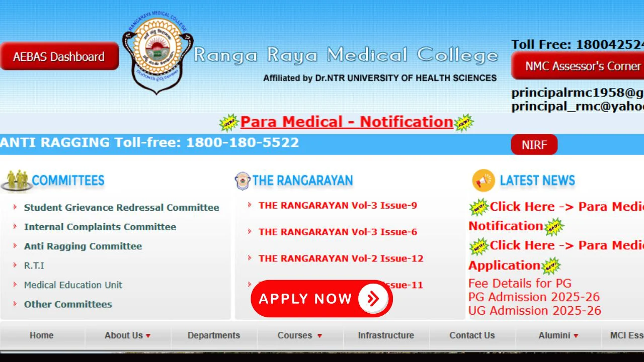 Rangaraya Medical College Kakinada