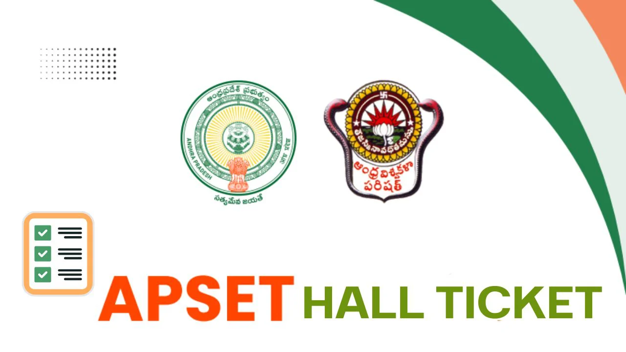 APSET HALL TICKET
