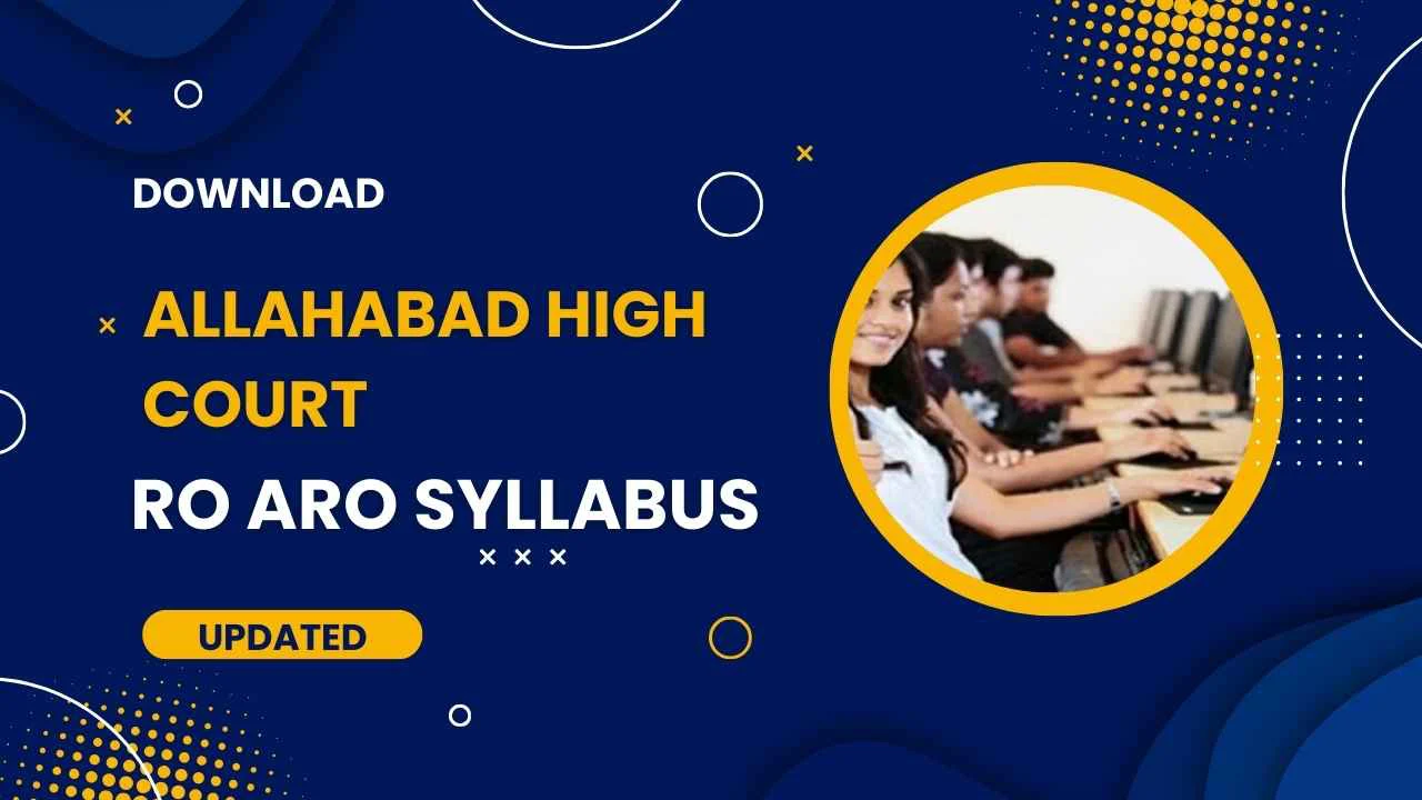 Allahabad High Court RO ARO Syllabus
