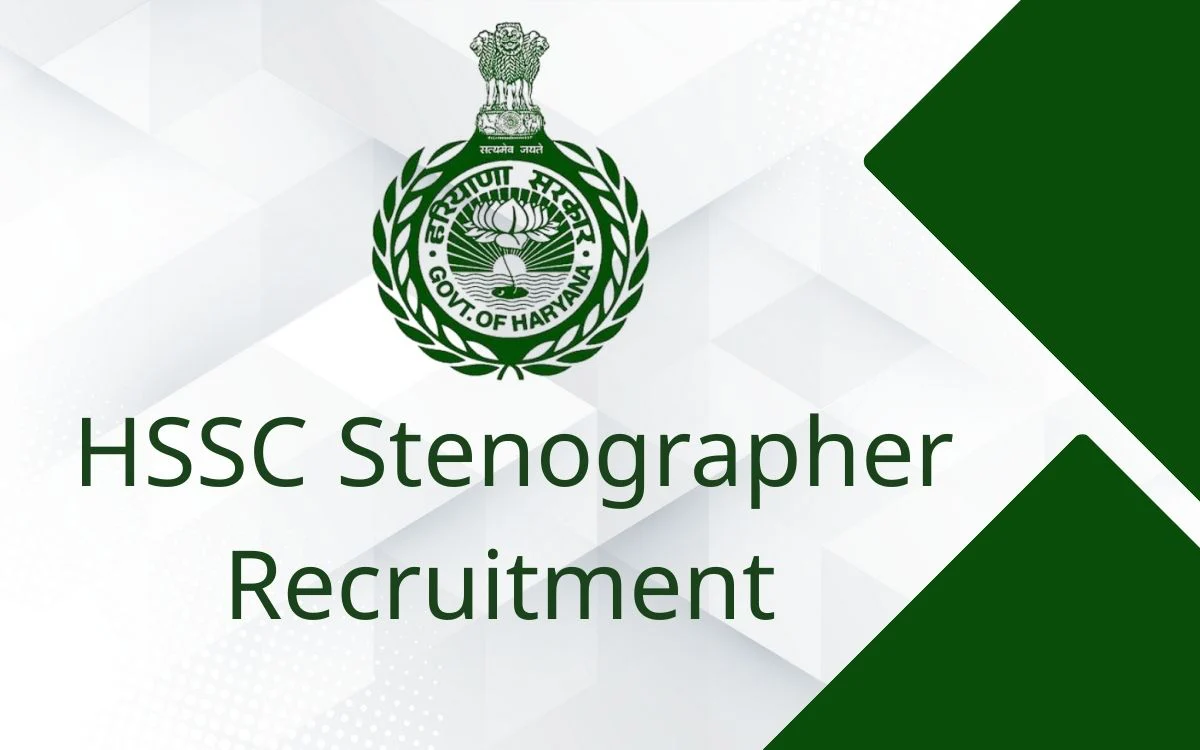 HSSC Stenographer Recruitment