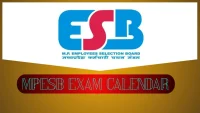 MPESB Exam Calendar