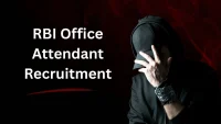 RBI Office Attendant Recruitment