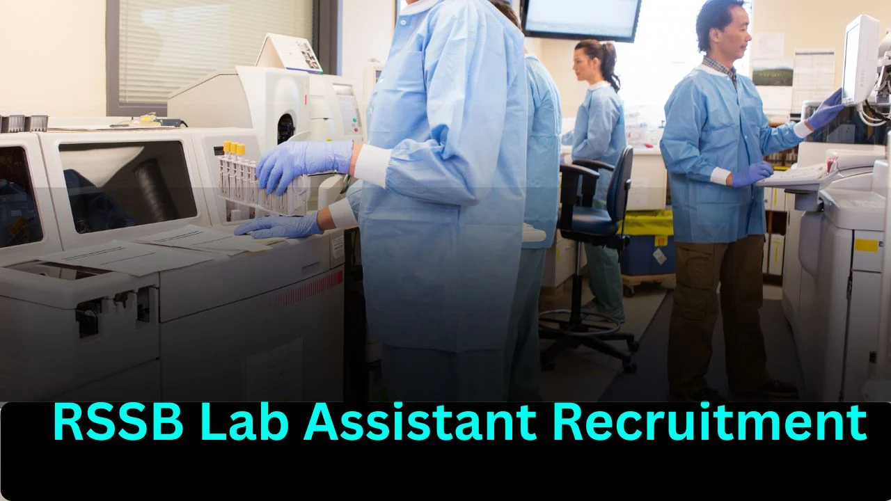 RSSB Lab Assistant Recruitment