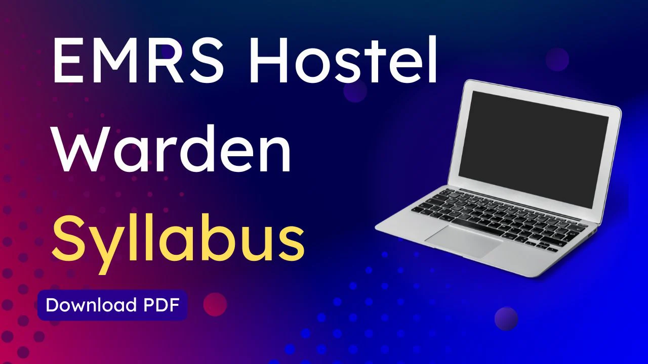 EMRS Hostel Warden Syllabus