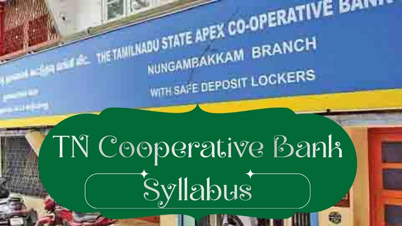 TN Cooperative Bank Syllabus