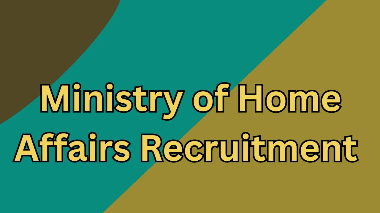 Ministry of Home Affairs Recruitment 2026 Apply Offline 58 Executive Officer Posts 1 Ministry of Home Affairs Recruitment
