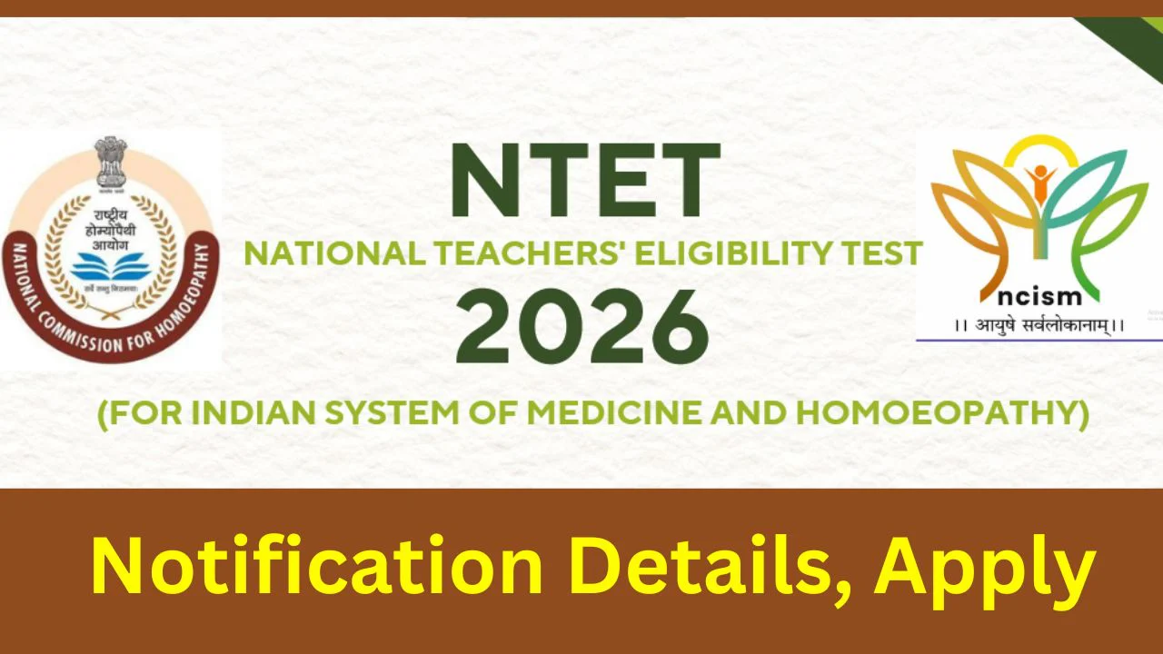 NTET 2026 Registration, Eligibility, Exam Dates 1 NTET