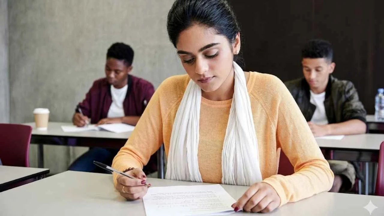 Telangana 10th Class Public Answer Keys 2026 PDF 1 exam hall