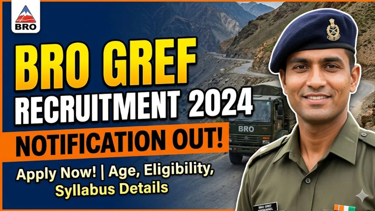 BRO GREF Recruitment 2026 Notification Out for 899 Vacancies 1 BRO GREF Recruitment