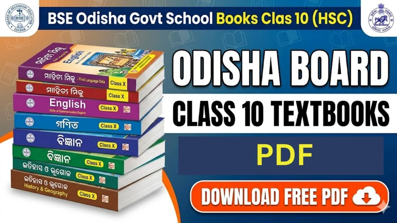 Odisha Board Class 10 Textbooks 2026-27 PDF 1 Odisha Board Class 10 Textbooks
