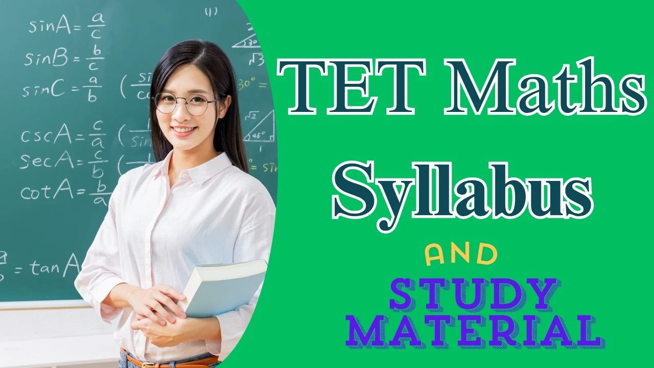 AP TET Maths Syllabus for Paper-I and Paper-II 1 TET Maths Syllabus