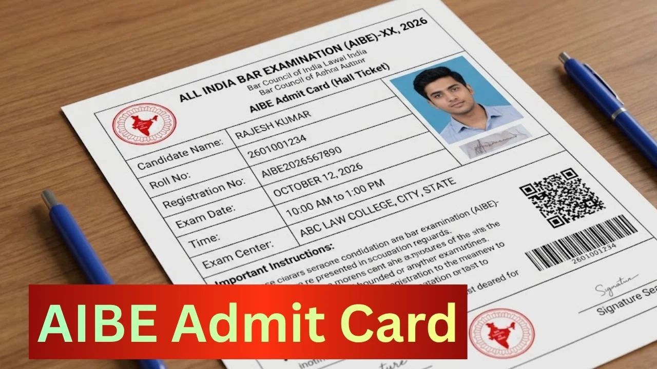 AIBE 21 2026 Admit Card Out, Check AIBE XXI Exam Dates 1 AIBE Admit Card
