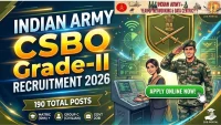 Indian Army CSBO Grade-II recruitment
