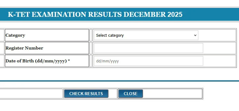 K-TET DECEMBER 2026 Results & Score Card 2 K TET DEC RESULTS