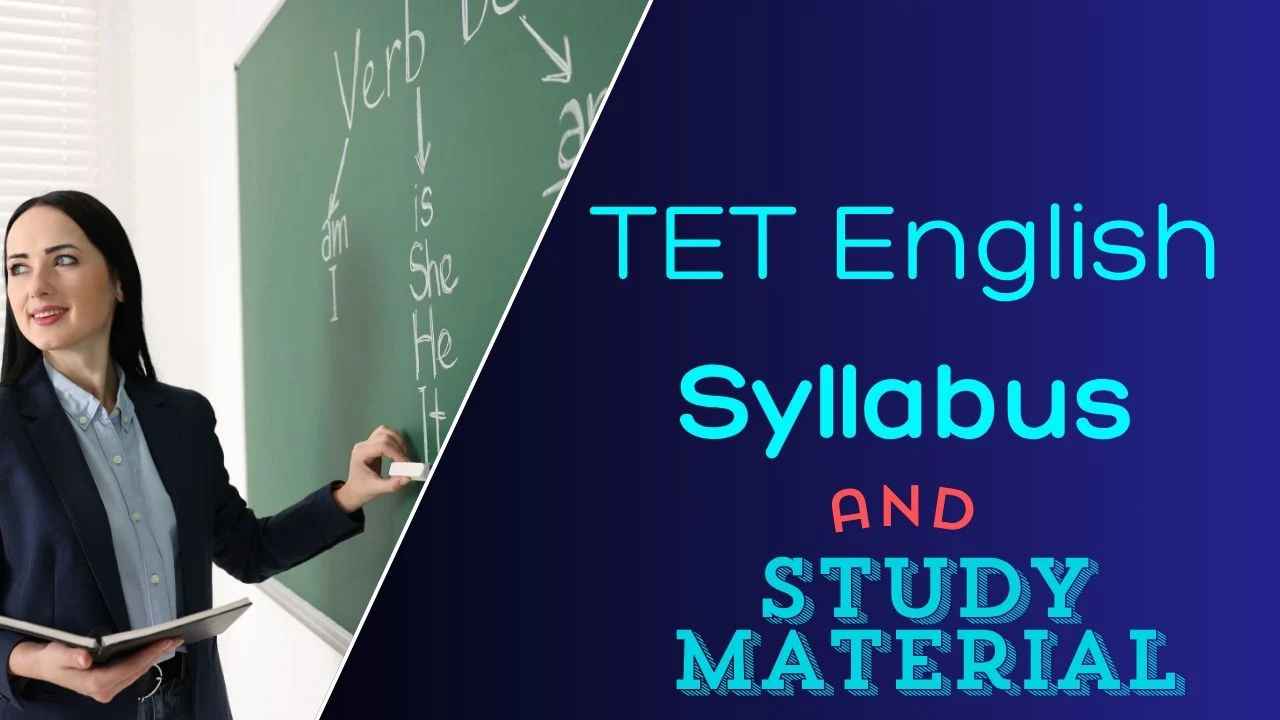 AP TET English (Language-2) Syllabus 2026 & Study Material 1 TET English Syllabus
