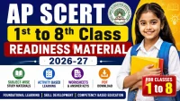 AP SCERT 1st - 8th Class Readiness Material 2026-27