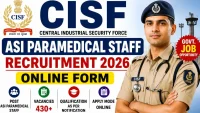 CISF ASI Paramedical Staff Recruitment