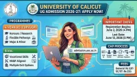 Calicut University UG Admission