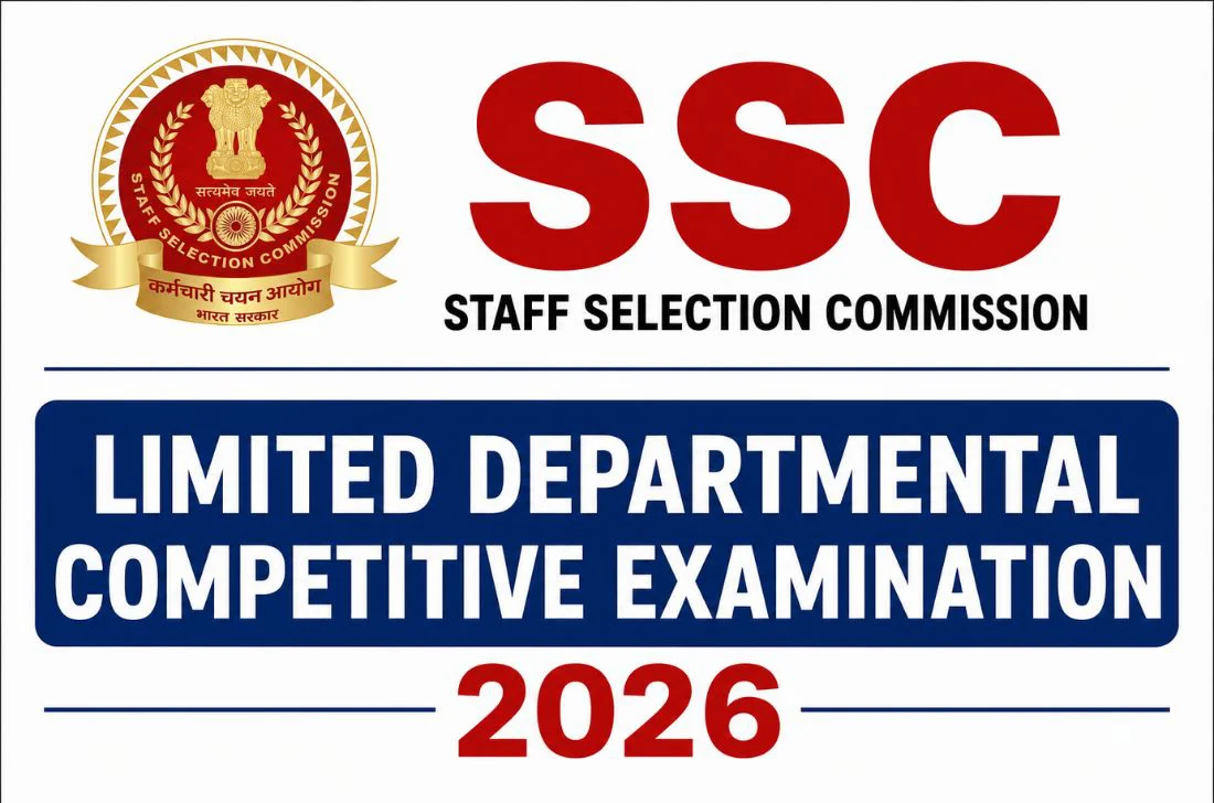 SSC Limited Departmental Competitive Examination 2026 Online Form 1 SSC Limited Departmental Competitive Examination 2026