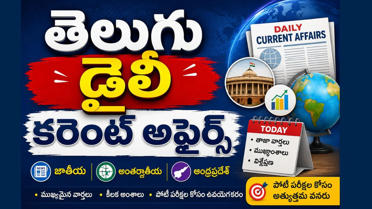తెలుగు డైలీ కరెంట్ అఫైర్స్: 19 జూన్ 2026 1 telugu daily current affairs
