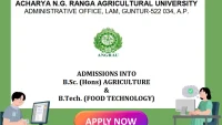 ANGRAU B.Sc (Hons) Agriculture & B.Tech Food Technology Counselling