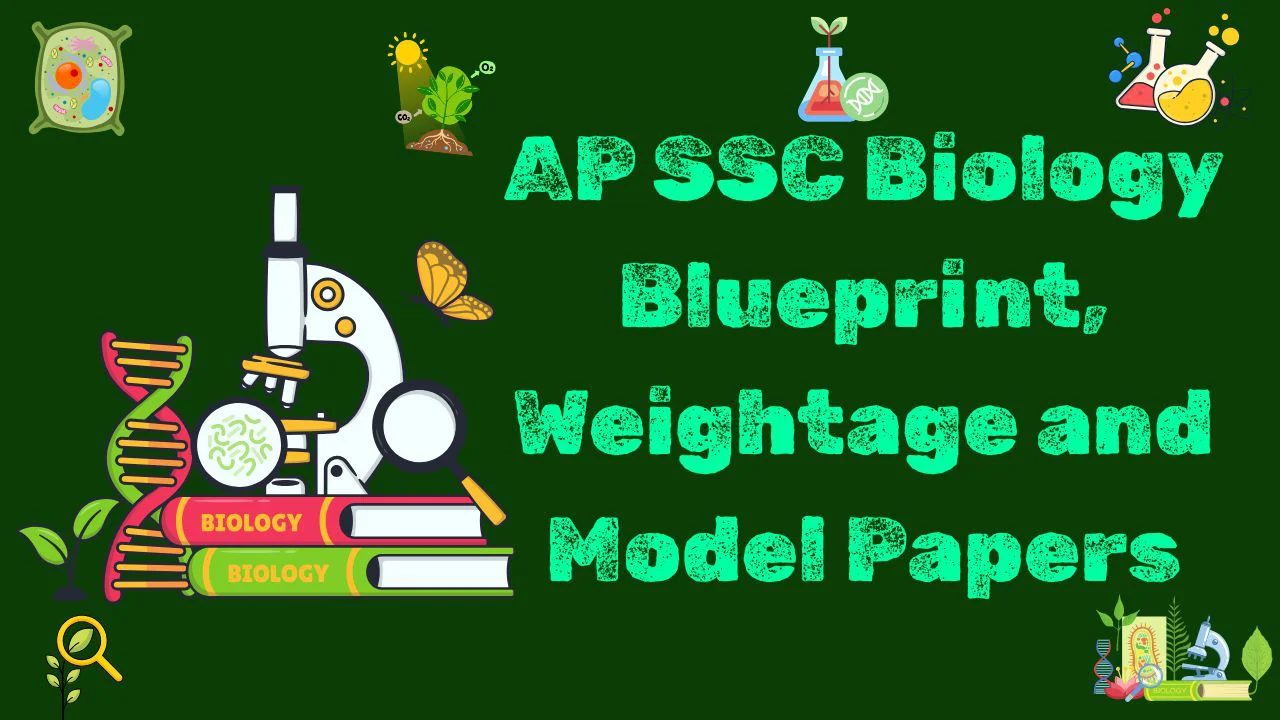 AP 10th Class Biology Blueprint, Weightage and Model Papers 2027 1 AP SSC Biology Blueprint, Weightage and Model Papers