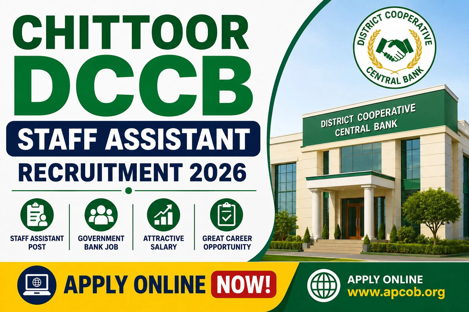 Chittoor DCCB Staff Assistant Recruitment 2026 Apply Online 1 Chittoor DCCB Staff Assistant Recruitment 2026