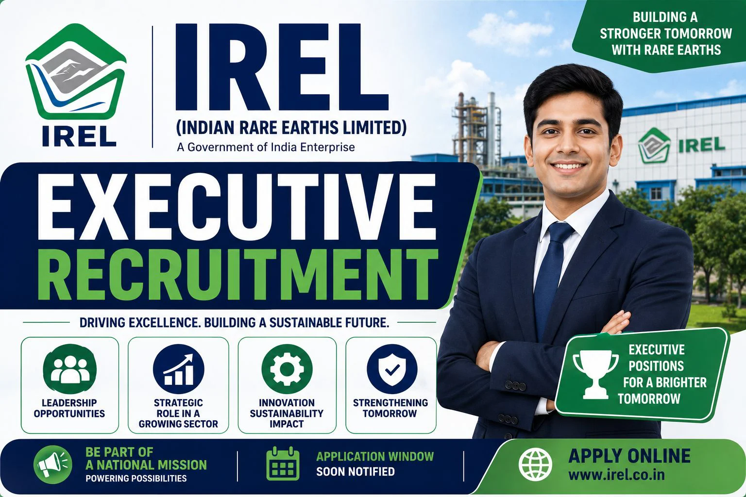 IREL Executive Recruitment 2026 Apply Online 73 Technical and Non-Technical Posts 1 IREL Executive Recruitment