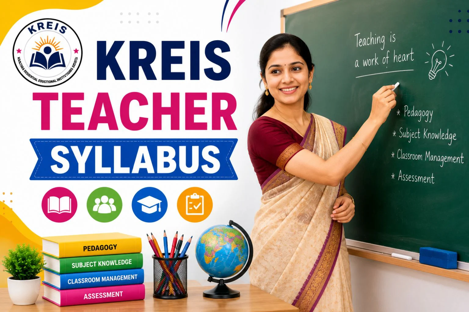 KREIS Combined Competitive Exam Syllabus 2026 Principal, Teacher Syllabus 1 KREIS Teacher Syllabus