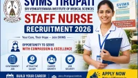 SVIMS Tirupati Staff Nurse Recruitment