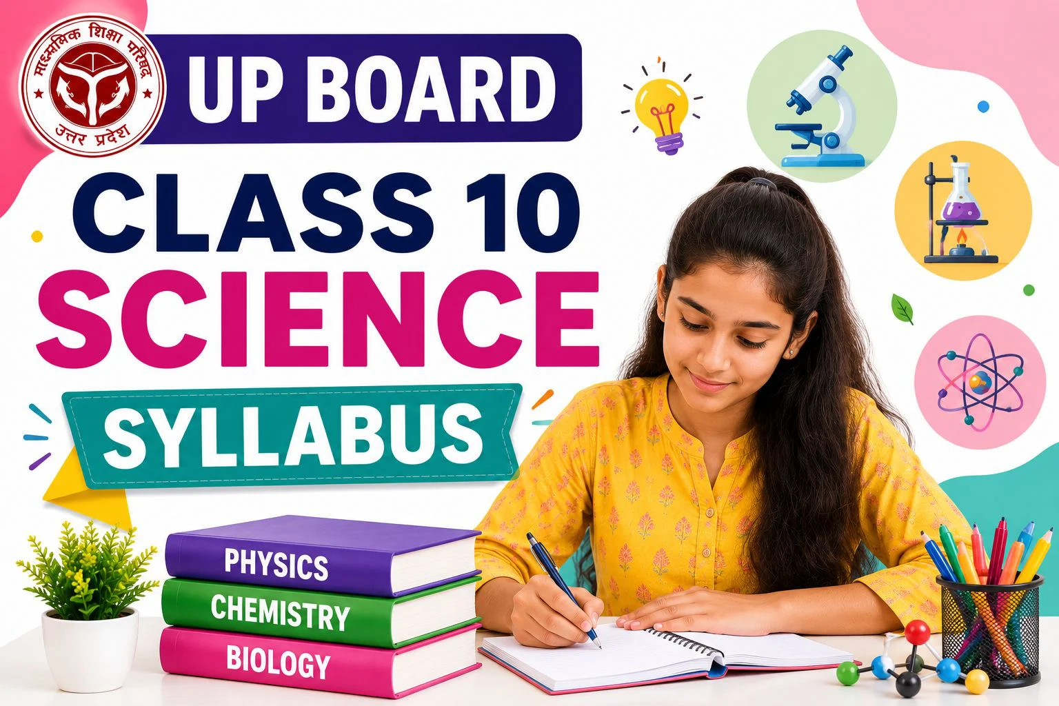 UP Board Class 10 Science Syllabus 2026-27: Marks Distribution, Exam Pattern 1 UP Board Class 10 Science Syllabus