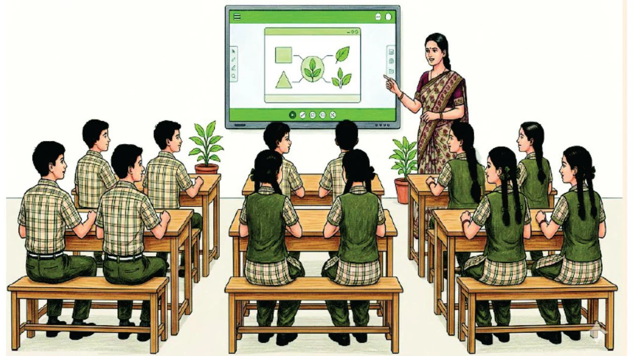 AP FA1 Question Papers 2026 for 1st-10th Class 1 ap school class room