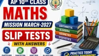AP 10th Class Maths Mission March-2027 Slip Tests with Answers