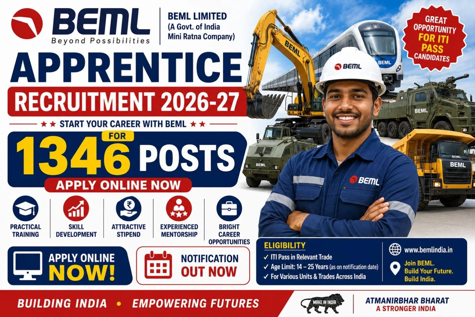 Schools360 1 BEML Apprentice Recruitment