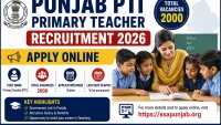 Punjab PTI Primary Teacher Recruitment