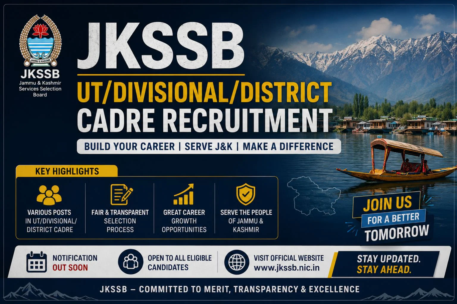 Schools360 1 JKSSB UT/Divisional/District Cadre Recruitment