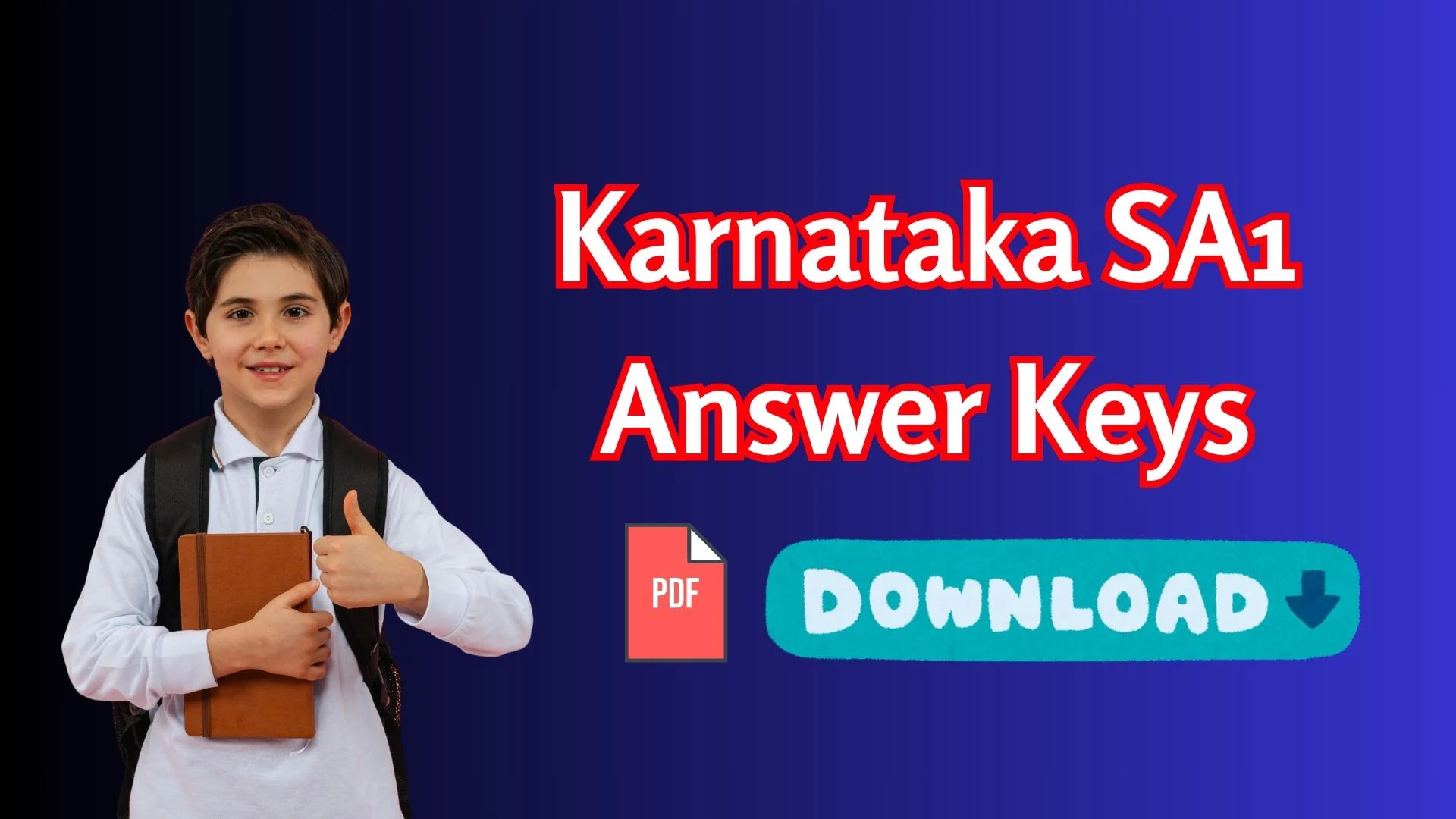 Karnataka SA1 Answer Keys 2026-27 Question Papers (8th,9th,SSLC) 1 Karnataka SA1 Answer Keys