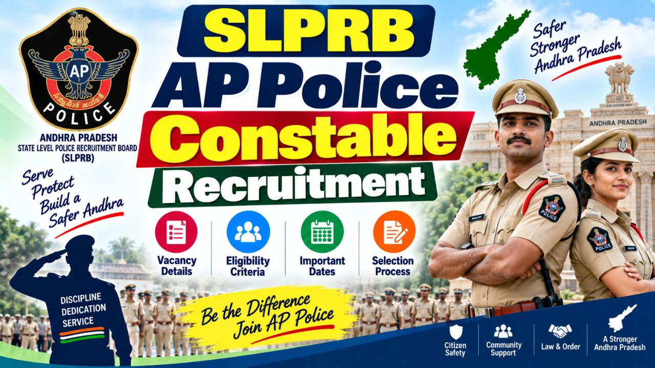 AP Police Constable Recruitment 2026 Out for 1569 Posts, Notification at slprb.ap.gov.in 1 SLPRB AP Police Constable Recruitment