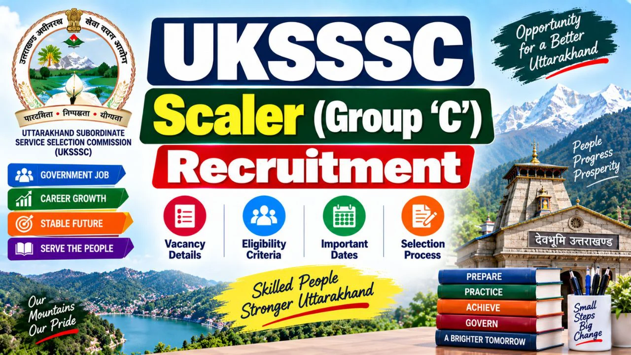 UKSSSC Scaler (Group 'C') Recruitment 2026: Notification Out for 200 Posts 1 UKSSSC Scaler (Group 'C') Recruitment