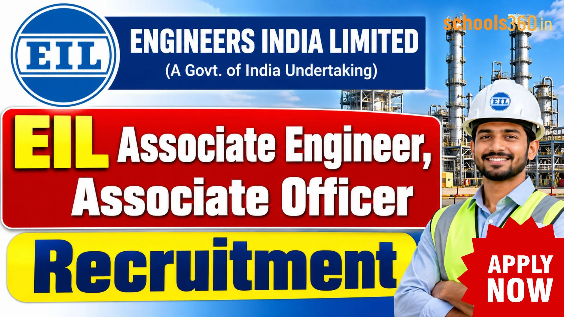 EIL Associate Engineer, Associate Officer Recruitment 2026; Apply Online for 109 Posts 1 EIL Associate Engineer, Associate Officer Recruitment