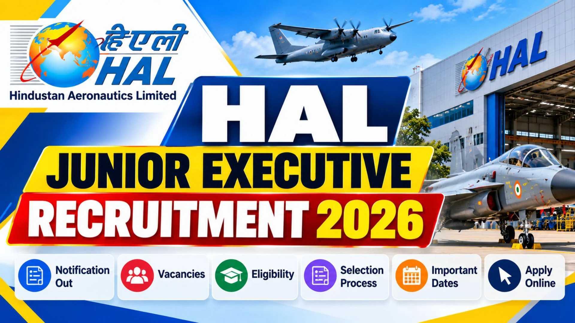 Schools360 4 HAL Junior Executive Recruitment 2026