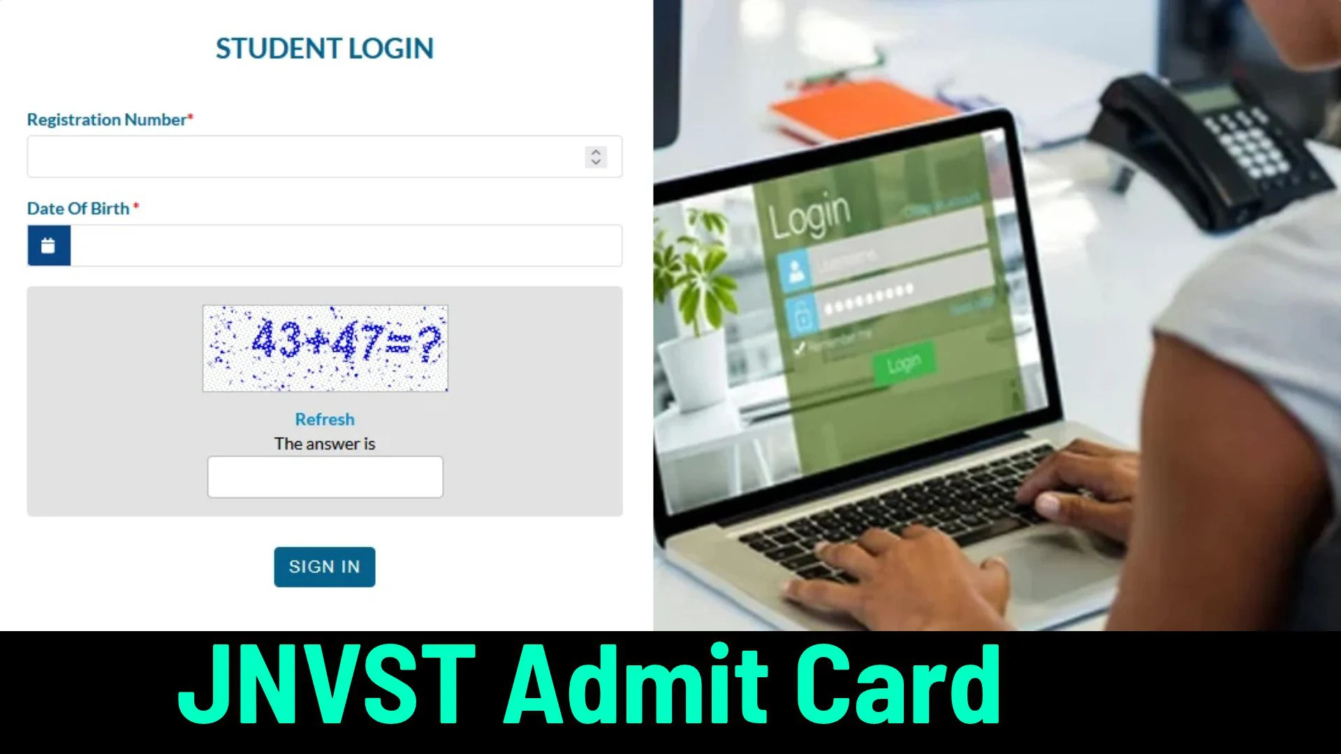 JNVST Admit Card