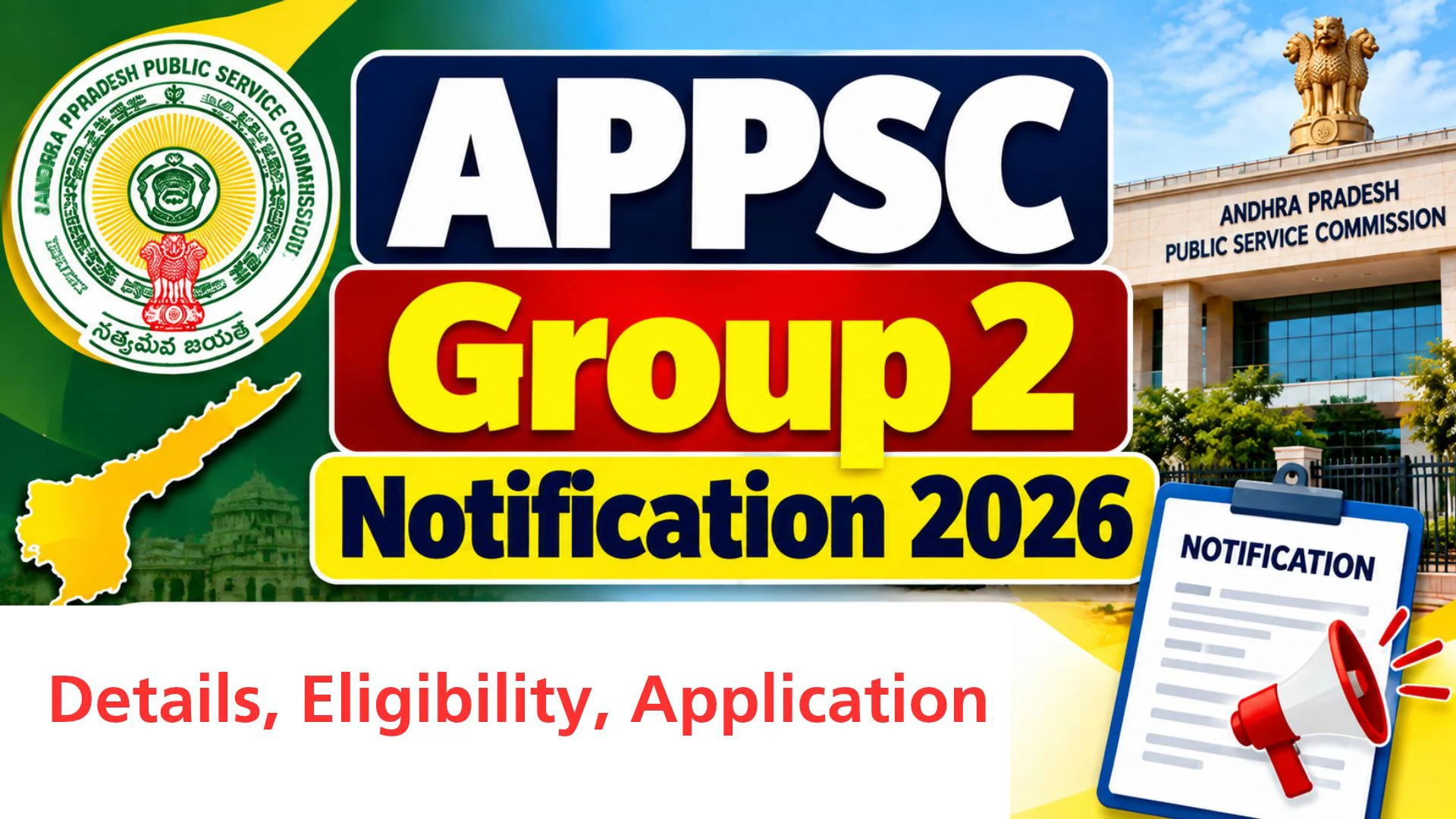 APPSC Group 2 Notification 2026 Out, 686 Posts, Eligibility, Application 1 appsc group 2